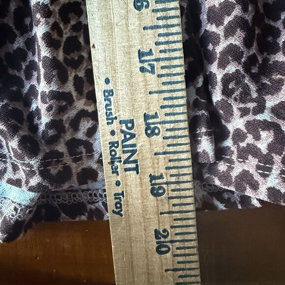 Altar'd State Rosa Dress Small Cheetah Animal Print Mini Ruffle Hem Stretchy EUC - Picture 12 of 12